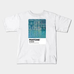 PANTONE MONET - PANTONE Palazzo da Mula, Venice (1908) by Claude Monet Poster Kids T-Shirt